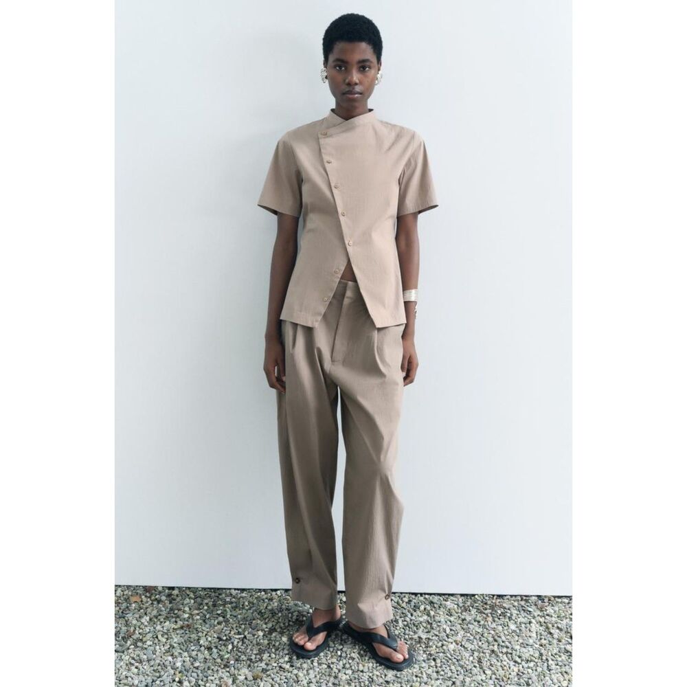 ZARA ASYMMETRICAL SHIRT ZW COLLECTION